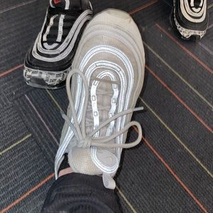 Nike air max 97 silver youth shoe (fits W8.5)